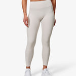 Essence Sia Leggings, White, Front Side. 