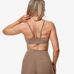 Supreme Ivy Sports Bra, Canyon, Back Side.