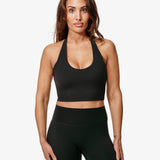 Hero Lea Sports Bra, Black, Front Side.
