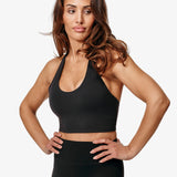Hero Lea Sports Bra, Black, From The Side.